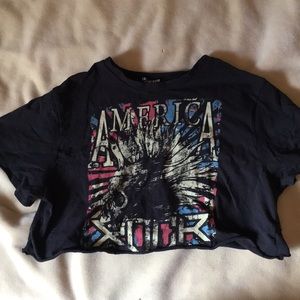 America crop top